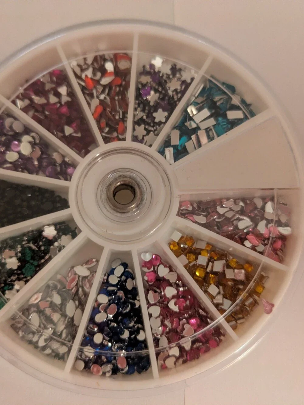 Bundle Of Nail Art Deco Supplies Rhinestones Sparkles NWT